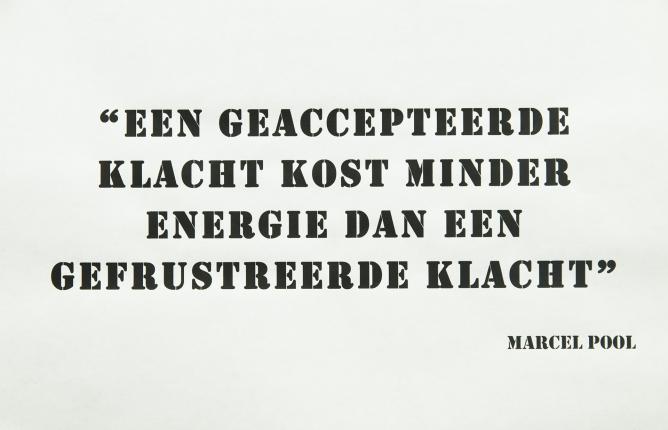 Een geaccepteerde klacht kost minder energie dan een gefrustreerde klachten